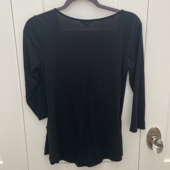 Guess 3/4 deep V shirt - Picture 2 of 5